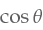 \cos\theta