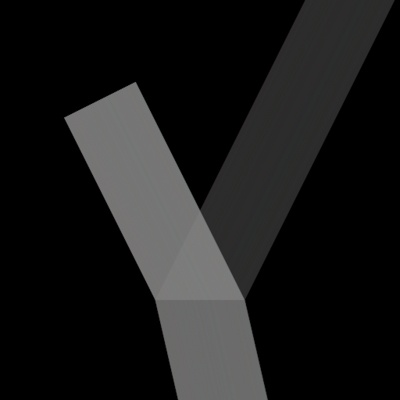 Test scene with a dielectric material