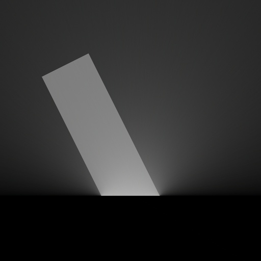 A test scene with a lambert material