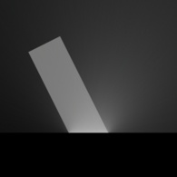 A test scene with a rough mirror and s of 0.5