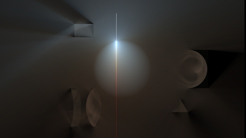 Test render of a homogeneous medium